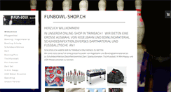 Desktop Screenshot of funbowl-shop.ch